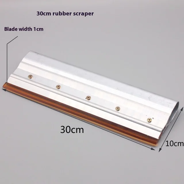 Tin Paste Silk Screen Scraper Stainless Steel Sheet Rubber 30Cm - Shop at LoveMi
