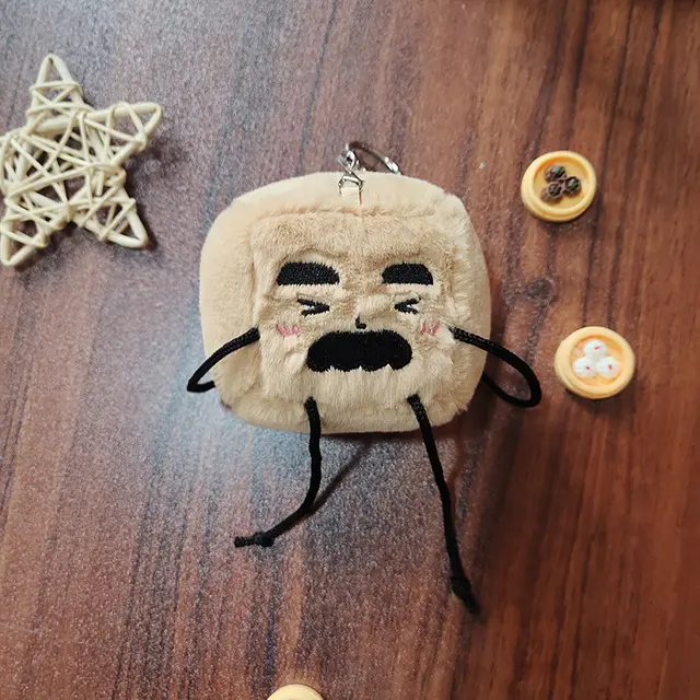 Stinky Tofu Doll Toys Keychain Close Your Eyes - Shop at LoveMi
