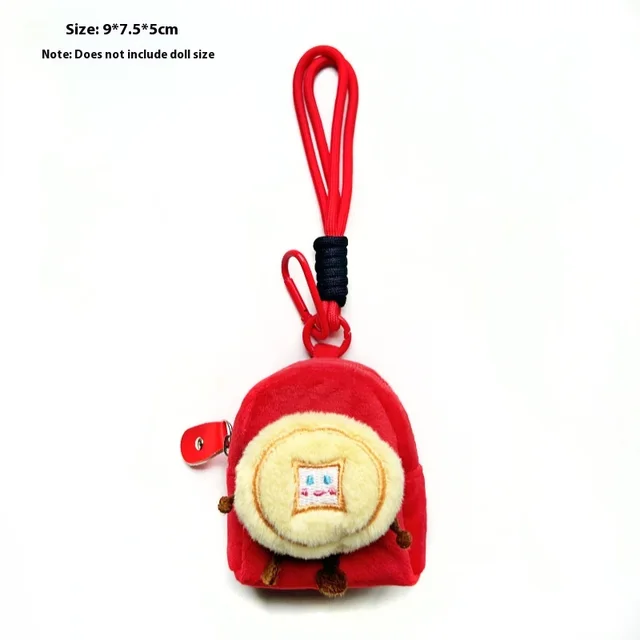 Kappabala Plush Coin Purse Children's Cute Schoolbag Pendant Storage Bag Pink Pig - Shop at LoveMi