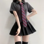 Gray Short Sleeve Suit