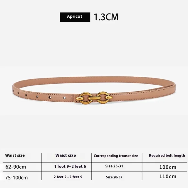 Belt Women's Fine Decoration With Suit Skirt Beige - Shop at LoveMi