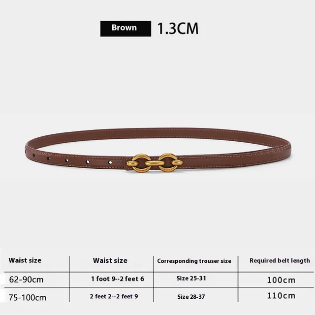 Belt Women's Fine Decoration With Suit Skirt Brown - Shop at LoveMi