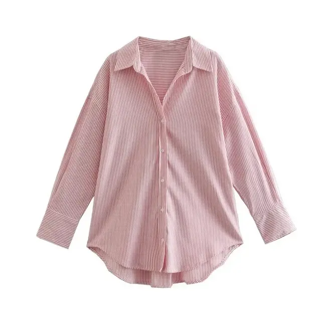 Urban Casual Multi color Poplin Shirt Pink Striped - Shop at LoveMi
