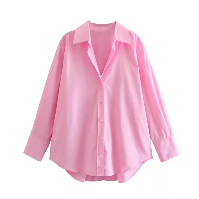Urban Casual Multi color Poplin Shirt Pink - Shop at LoveMi