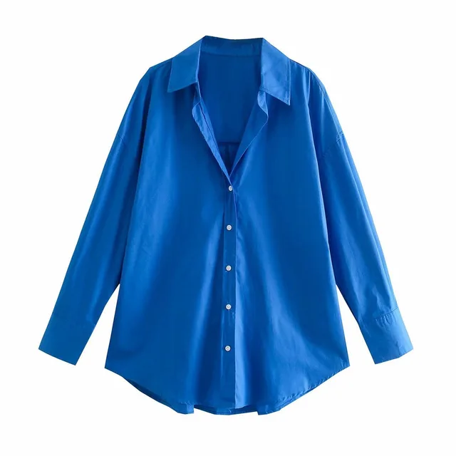 Urban Casual Multi color Poplin Shirt Sea Blue - Shop at LoveMi