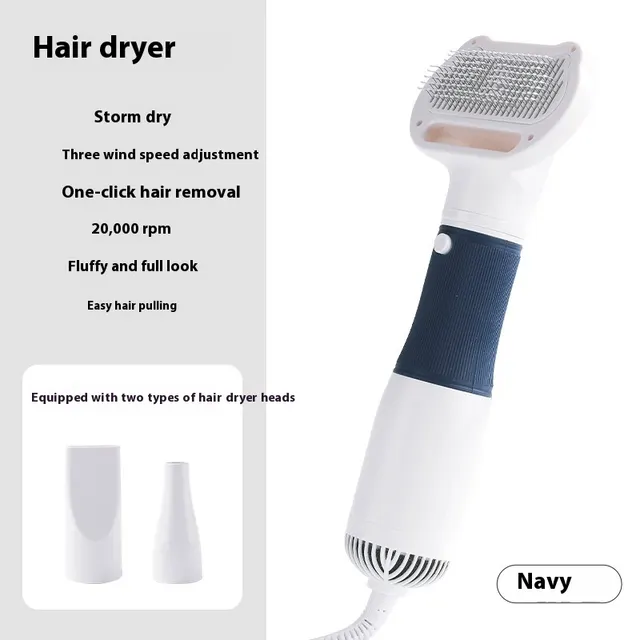Pet Blowing Hair Pulling Artifact For Beauty Use Dark Blue - Shop at LoveMi