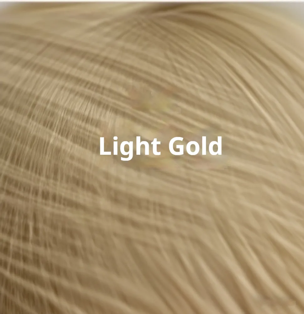 Fashion Wine Red Wig Front Lace Small Roll Wound Tube Afro Synthetic Wigs Pale Gold - Shop at LoveMi