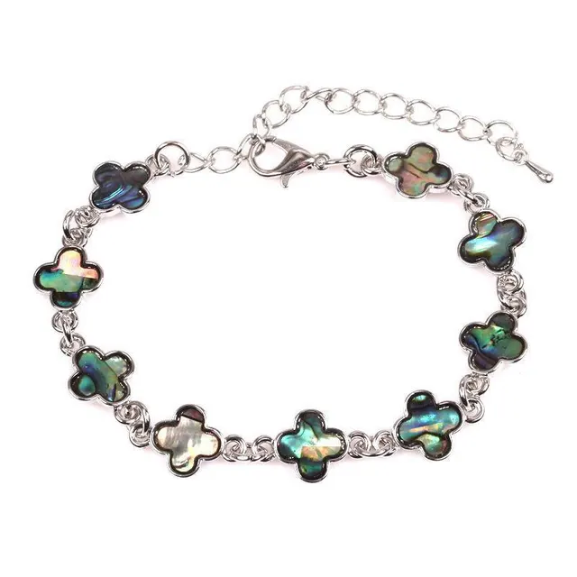 Animal Whale Penguin Butterfly Shell Abalone Bracelet Small Cross - Shop at LoveMi