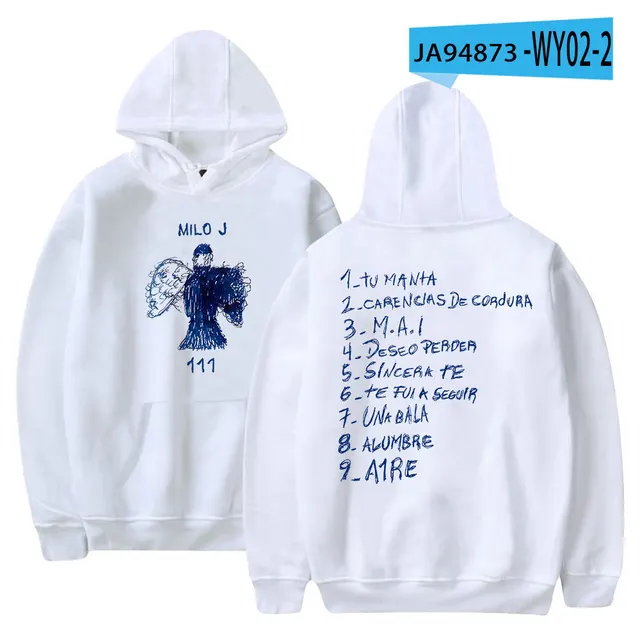 Trendy All matching Fleece Hooded Sweater White D - Shop at LoveMi