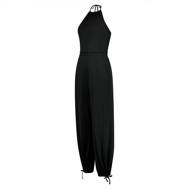 Halter Strap Backless Siamese Black - Shop at LoveMi