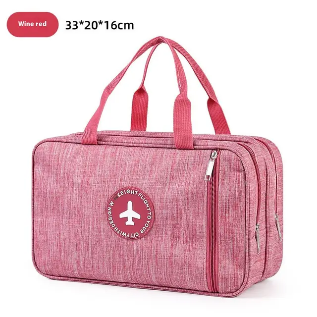 Simple Large Capacity Dry Wet Separation Storage Bag Wine Red - Shop at LoveMi