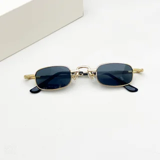 Retro Hip Hop Sunglasses Trend - Golden Gray