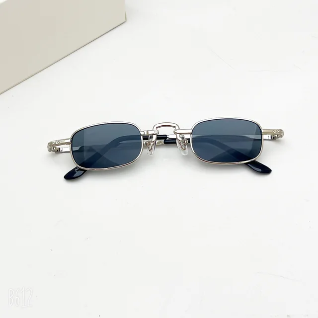 Retro Hip Hop Sunglasses Trend Silver Gray - Shop at LoveMi