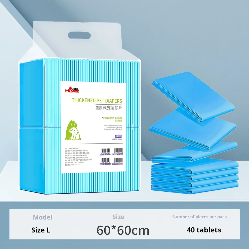 Urinal Pad For Pet Disposable Absorbent Deodorant Thickened 60X60Cm 40Pcs - Shop at LoveMi