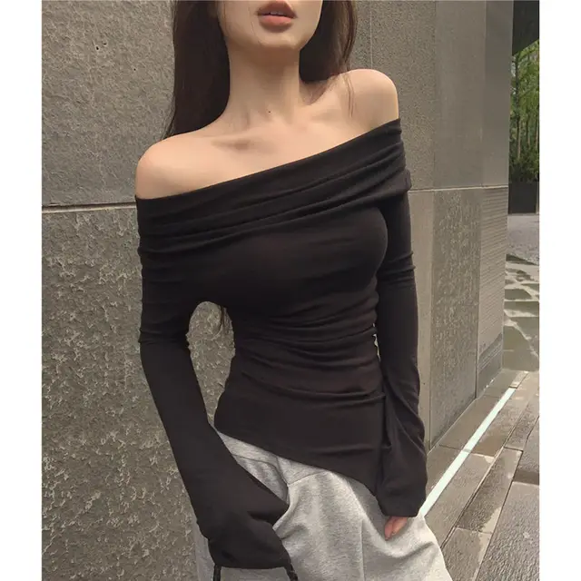 High grade Elegant Slim fit Slimming Inner Bottoming Shirt Black - Shop at LoveMi