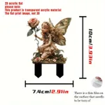 2D Acrylic Garden Stake Floor Outlet Decoration Props - Scd262