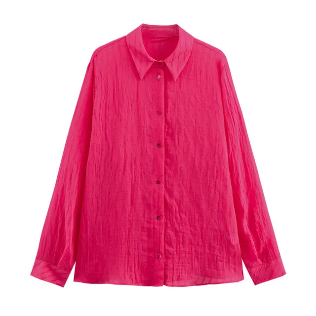 Long Sleeve Thin Flyaway Jacket Casual Striped Shirt - Shop at LoveMi