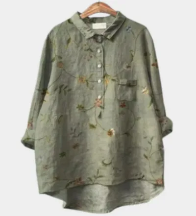 Women's New Loose Printed Round Neck Casual Plus Size Women's Clothing Zcs27 4Xl - Shop at LoveMi