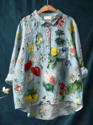 Ladies Fashion New Casual Shirt Animal Print Shirt Acs16 L - Shop at LoveMi