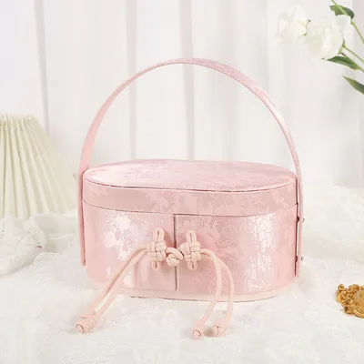 Creative Printing National Style Flower Pot Exquisite Packing Box Pink - Shop at LoveMi