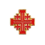 Red Jerusalem Cross