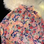 Style Printed Shirt Men's And Women's Loose Long Sleeves - 33036 Pink