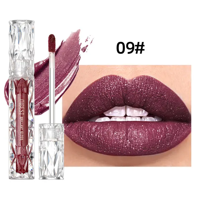 Diamond Liquid Metallic No Stain On Cup Lip Lacquer Q23419 - Shop at LoveMi