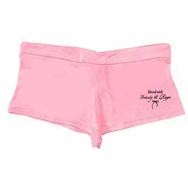 Bow Print Halter Thin Strap Top Pink 2 - Shop at LoveMi