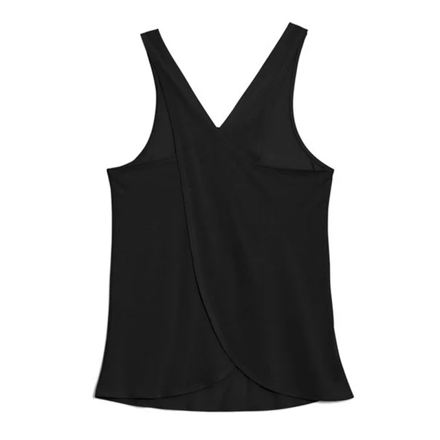 Yoga Vest Women's Summer Thin Loose Exercise Blouse Black - Shop at LoveMi
