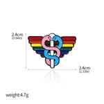 Rainbow Couple Snake X00432