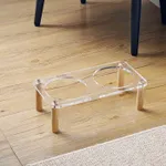 Acrylic Double Wooden Rack