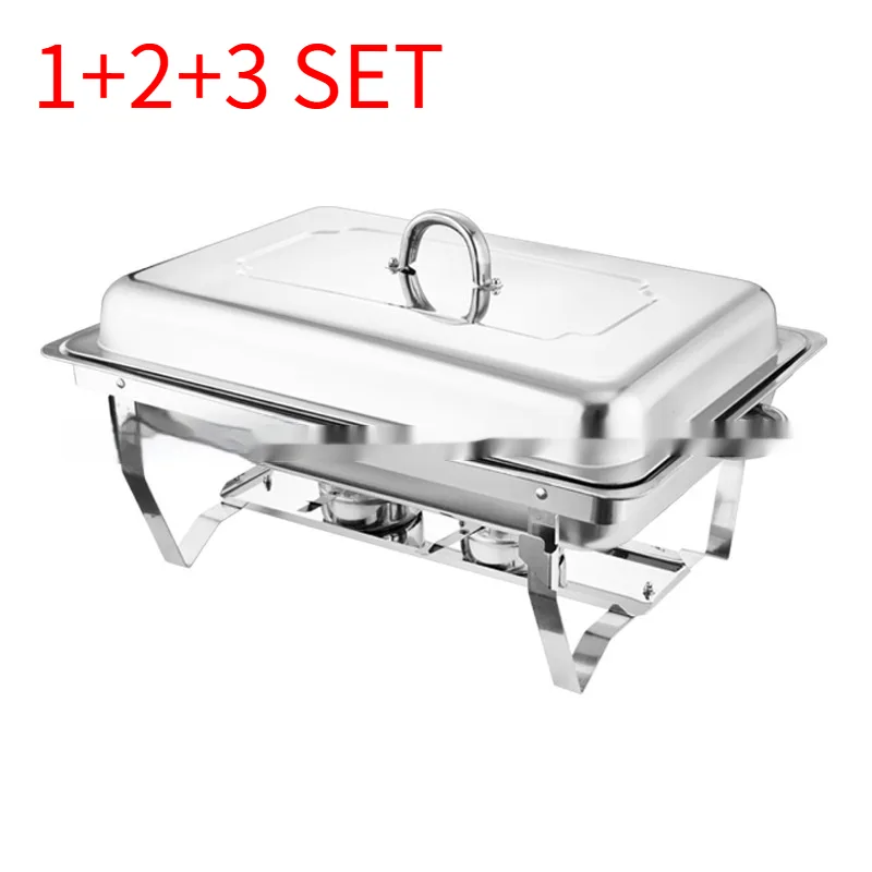 Stainless Steel Thickened Buffet Stove Three Grids - Shop at LoveMi