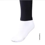 Nylon Plus-sized Plus Size High Waist Leggings - Flat Feet