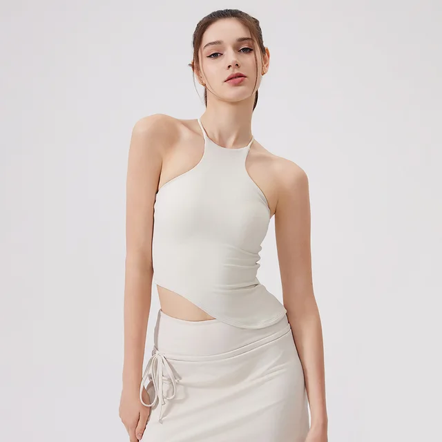 Yoga Bra Sports Underwear Thin Strap Running Workout Vest Albumin - Shop at LoveMi