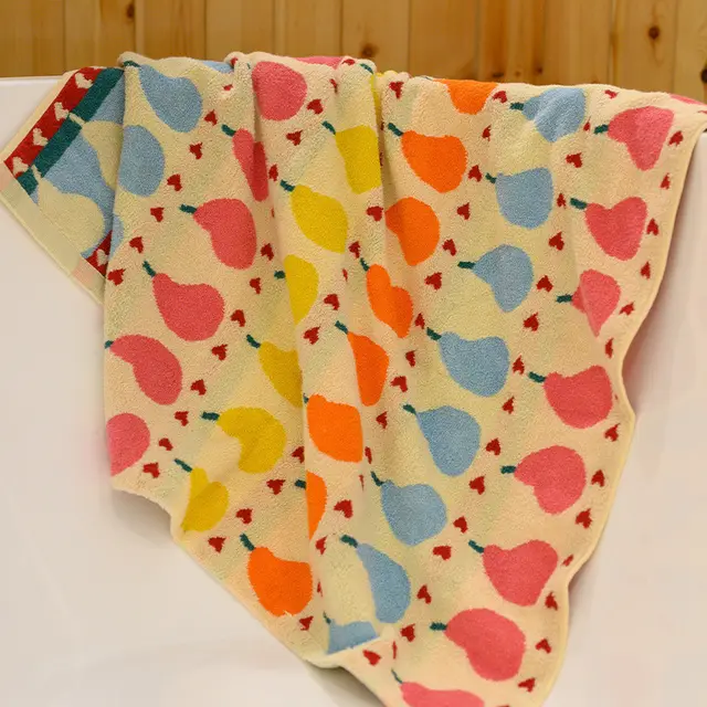 Bath Wrap Soft Absorbent Household Pure Cotton Bath Towel Beige - Shop at LoveMi