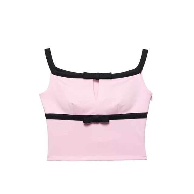 Women's Strappy Bow Culottes Short Top - Shop at LoveMi