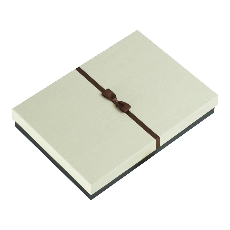 Tiandigai Shirt Scarf Gift Box - Pearl Beige Gold Box - View 1