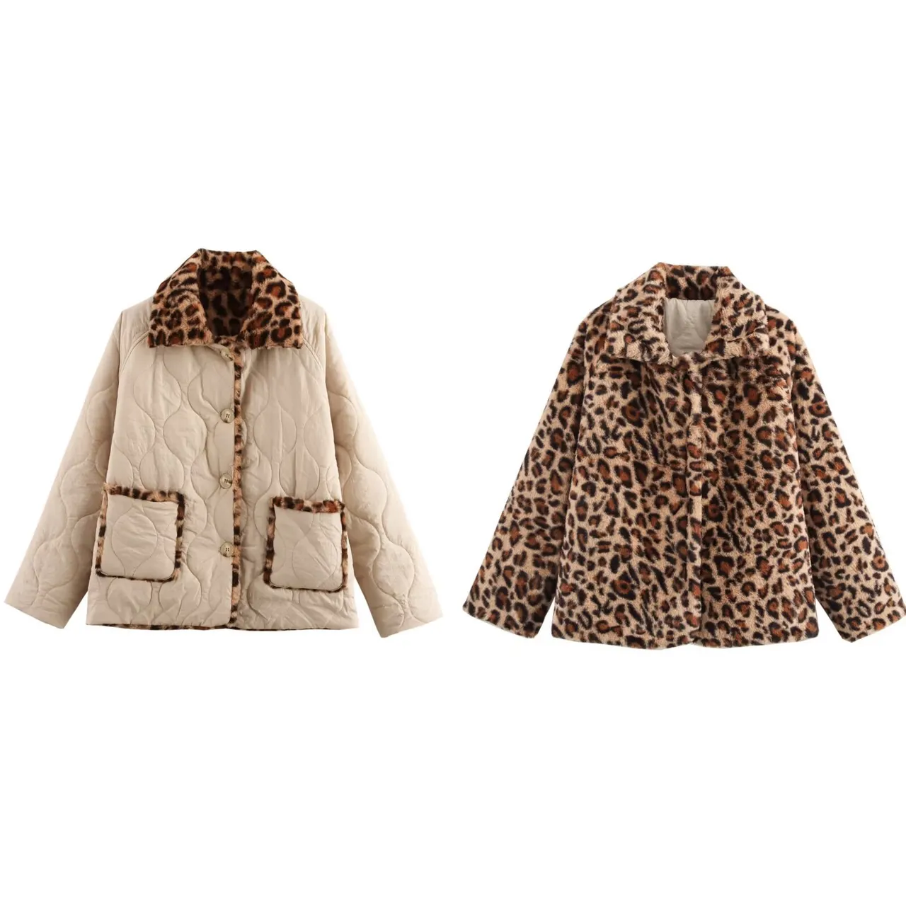 Fur Coat Women's Short Two-sided Wear - View 1