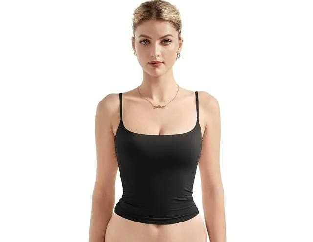 Summer Sleeveless Solid Color Blouse Black - Shop at LoveMi