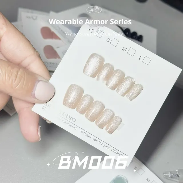 Peony Micro Glass Bead Cat's Eye Pure Want To Wear Armor Bm006 Xs - Shop at LoveMi