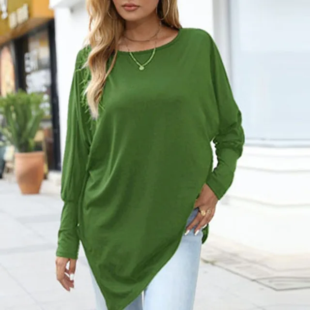 Casual Loose Plus Size Fat Top Green - Shop at LoveMi