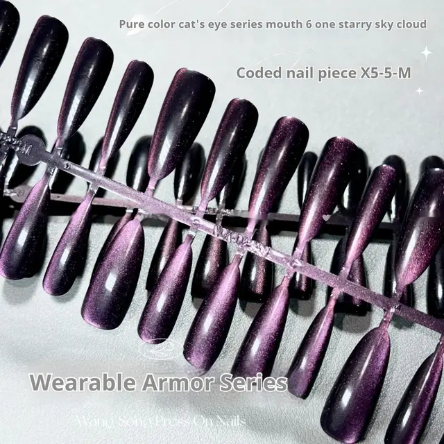 Solid Color Cat Eye 06 Starry Sky Cloud Instagram Mesh Red Purple Cat Eye Wear Armor Cm0006 Long Almond Xs S M - Shop at LoveMi