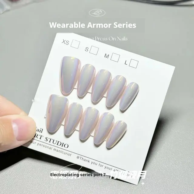 Electroplating Cat Eye 07 Bamboo Smoke Wave Moon Internet Celebrity Aurora Armor Wear Armor Dm0007 M - Shop at LoveMi