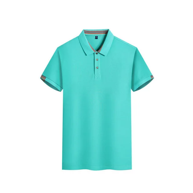 Polo Shirt Summer Long staple Cotton Overalls 2269 Tiffany Blue - Shop at LoveMi