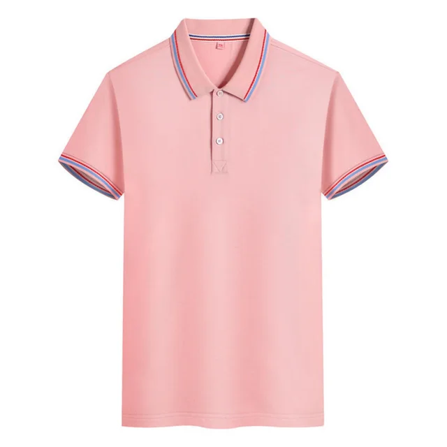 Polo Shirt Summer Long staple Cotton Overalls 2281 Ice Plum Powder - Shop at LoveMi