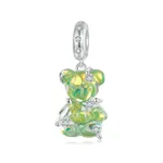 Fantasy Multi Colourful Bear Diy Pendant - Scc2754Gn
