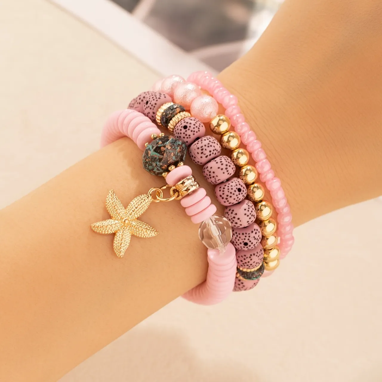 Ethnic Pearls Elastic String Xingyue Bodhi - Colorful Suit Style 1