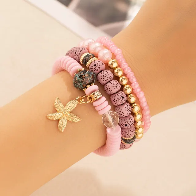 Ethnic Pearls Elastic String Xingyue Bodhi Colorful Suit Style 1 - Shop at LoveMi