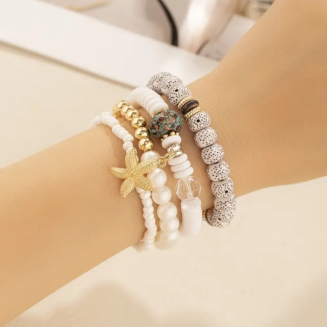 Ethnic Pearls Elastic String Xingyue Bodhi Colorful Suit Style 2 - Shop at LoveMi
