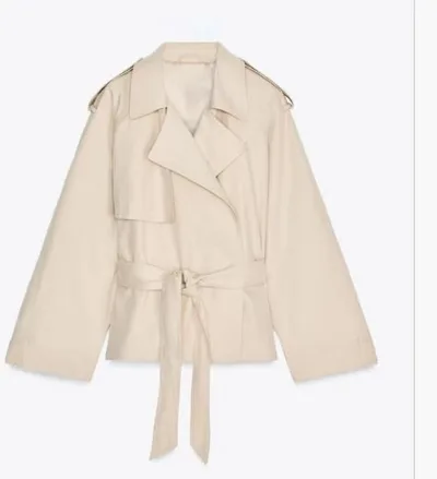 New Fashion Personality Women's Windbreaker Coat Tan - Shop at LoveMi